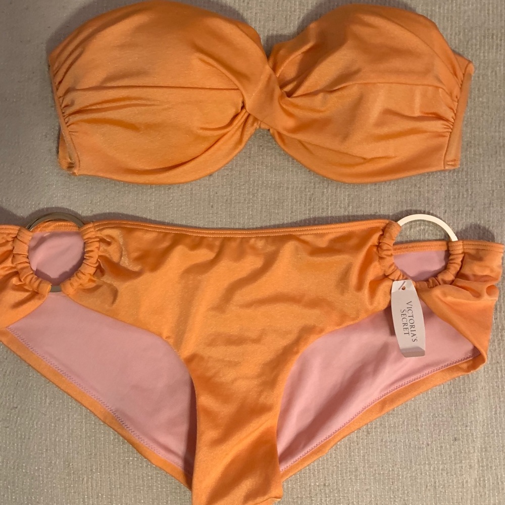 Victoria’s Secret Strapless Bikini/Cheeky Bottoms